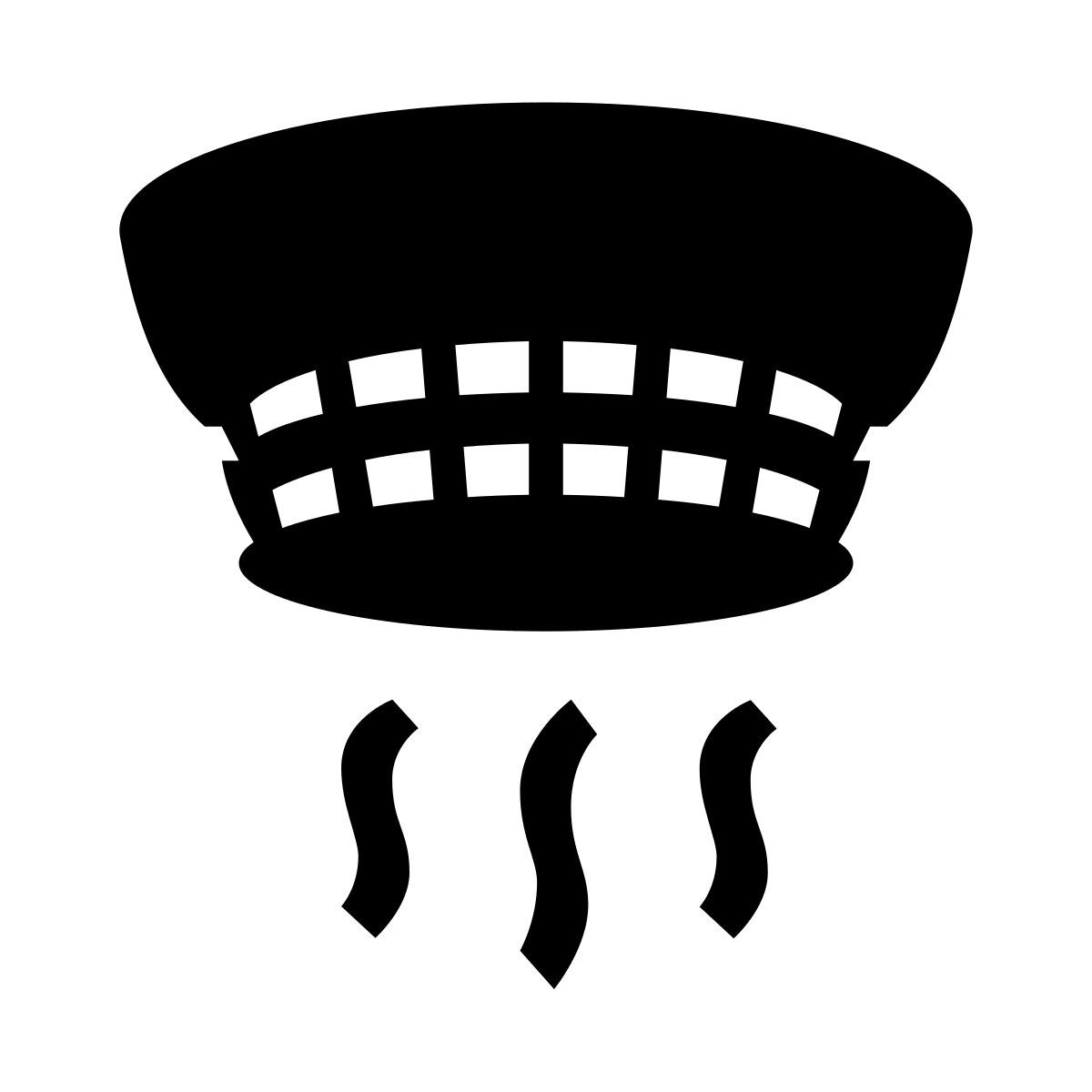 glyph neue style detector de fumaça icon