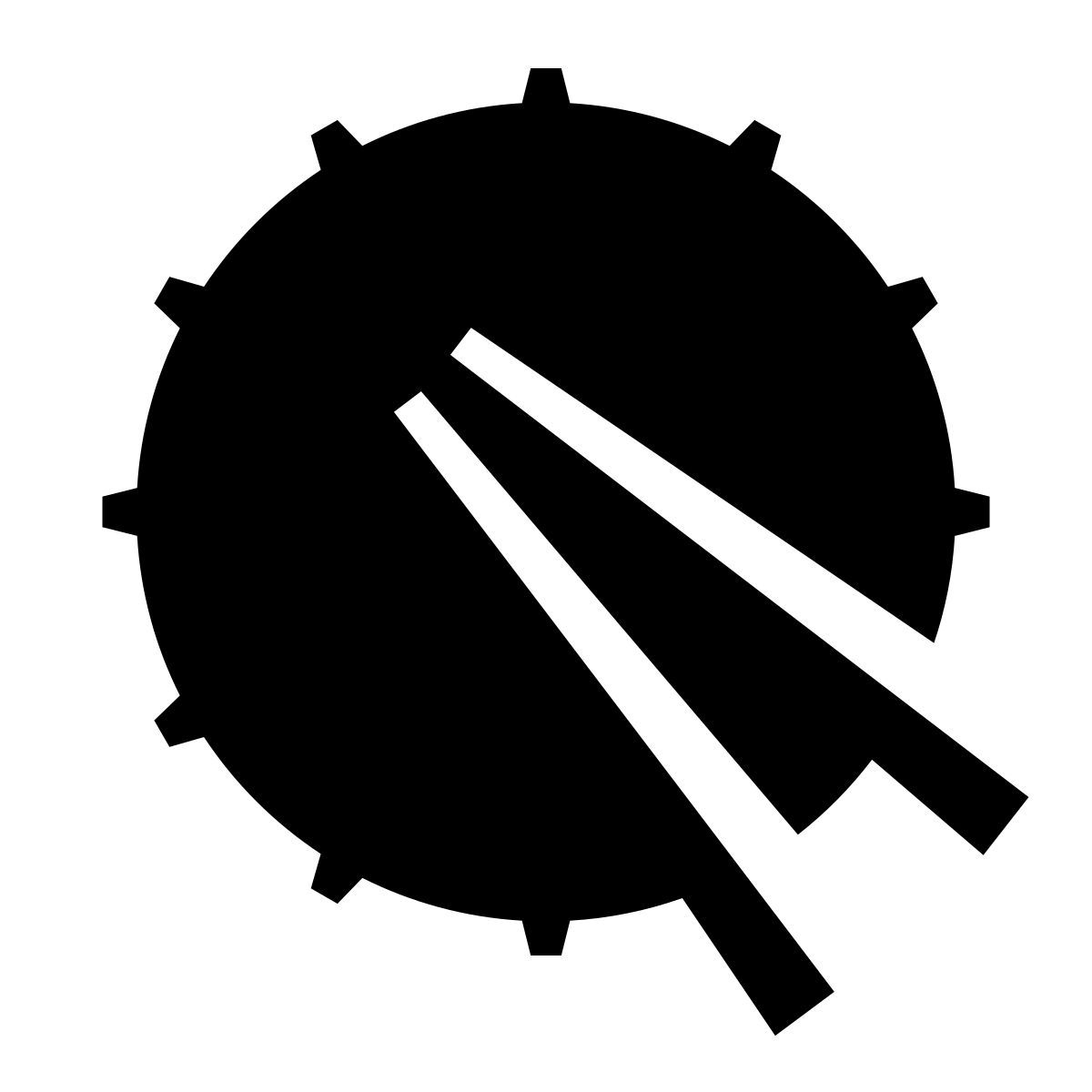glyph neue style haut de caisse claire icon