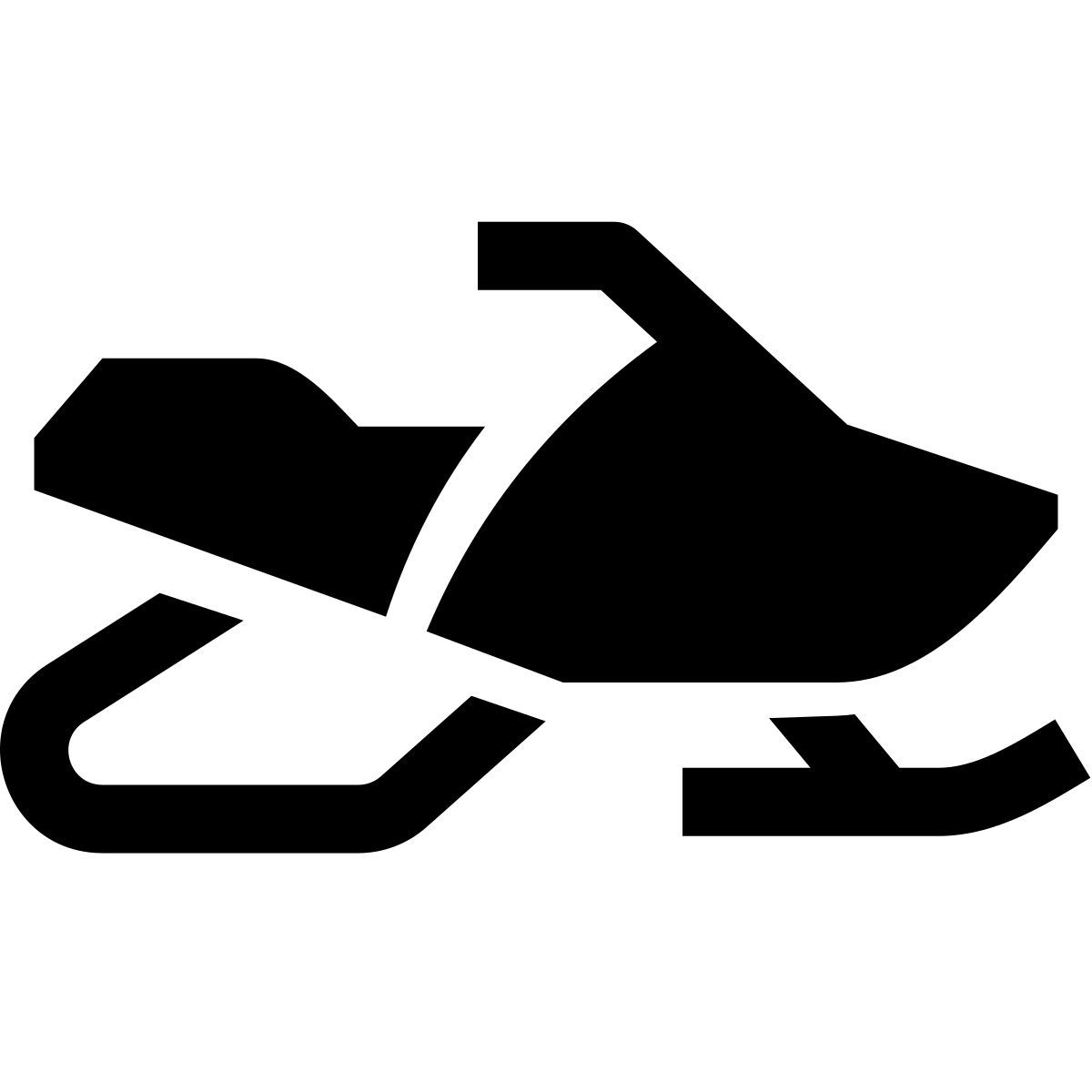 glyph neue style снегоход icon