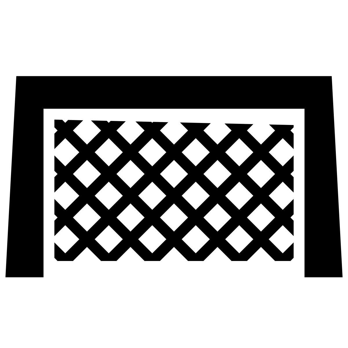glyph neue style fußballtor icon