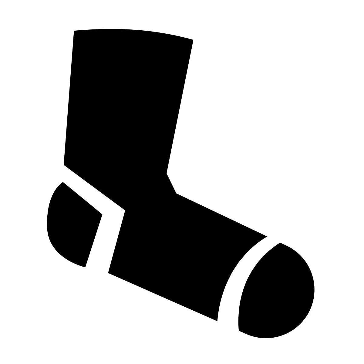 glyph neue style socken icon
