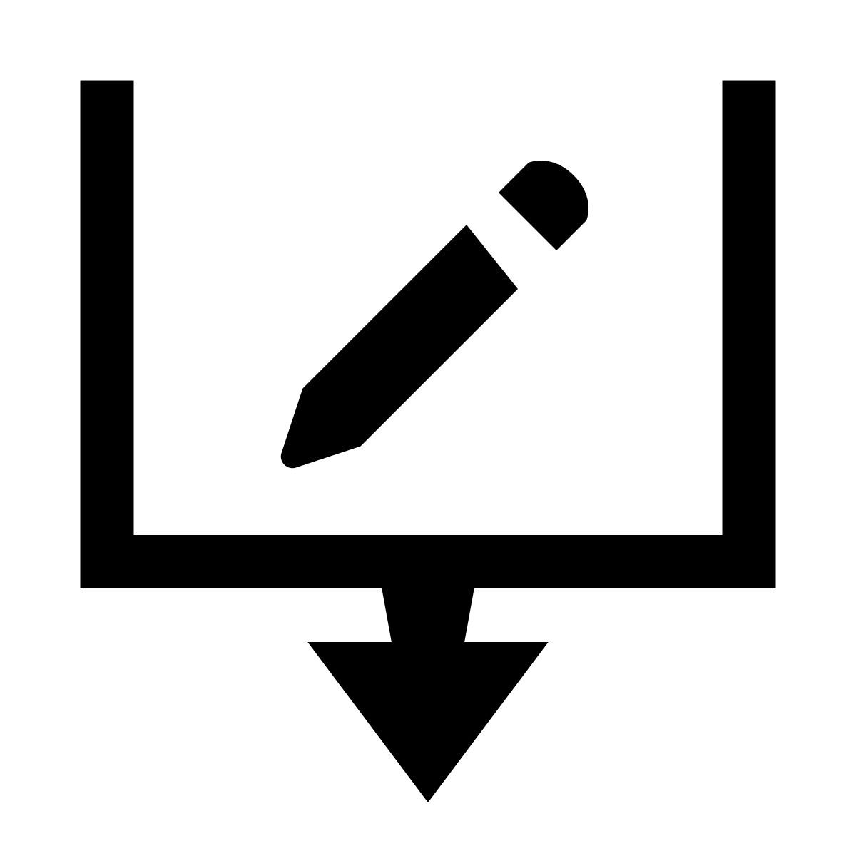 glyph neue style sortieren nach änderungsdatum icon