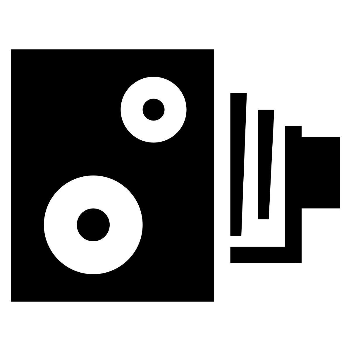 glyph neue style speed camera icon