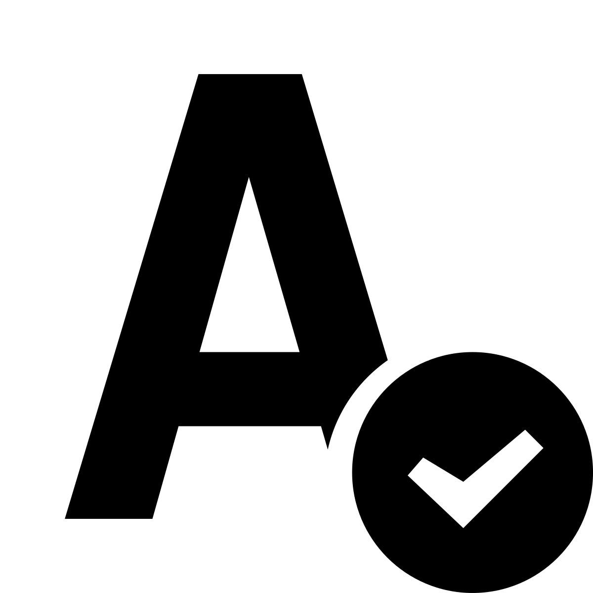 glyph neue style rechtschreibprüfung icon