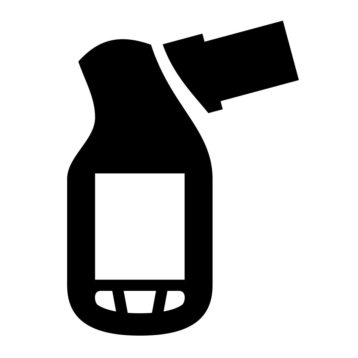 glyph neue style spirometer icon
