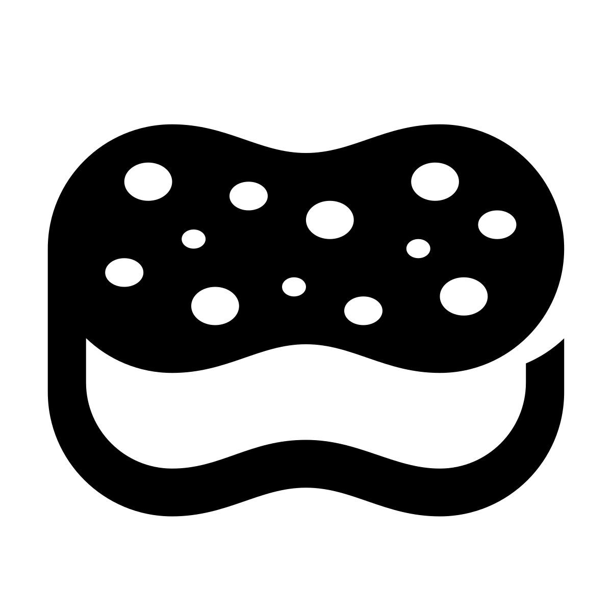 glyph neue style губка icon