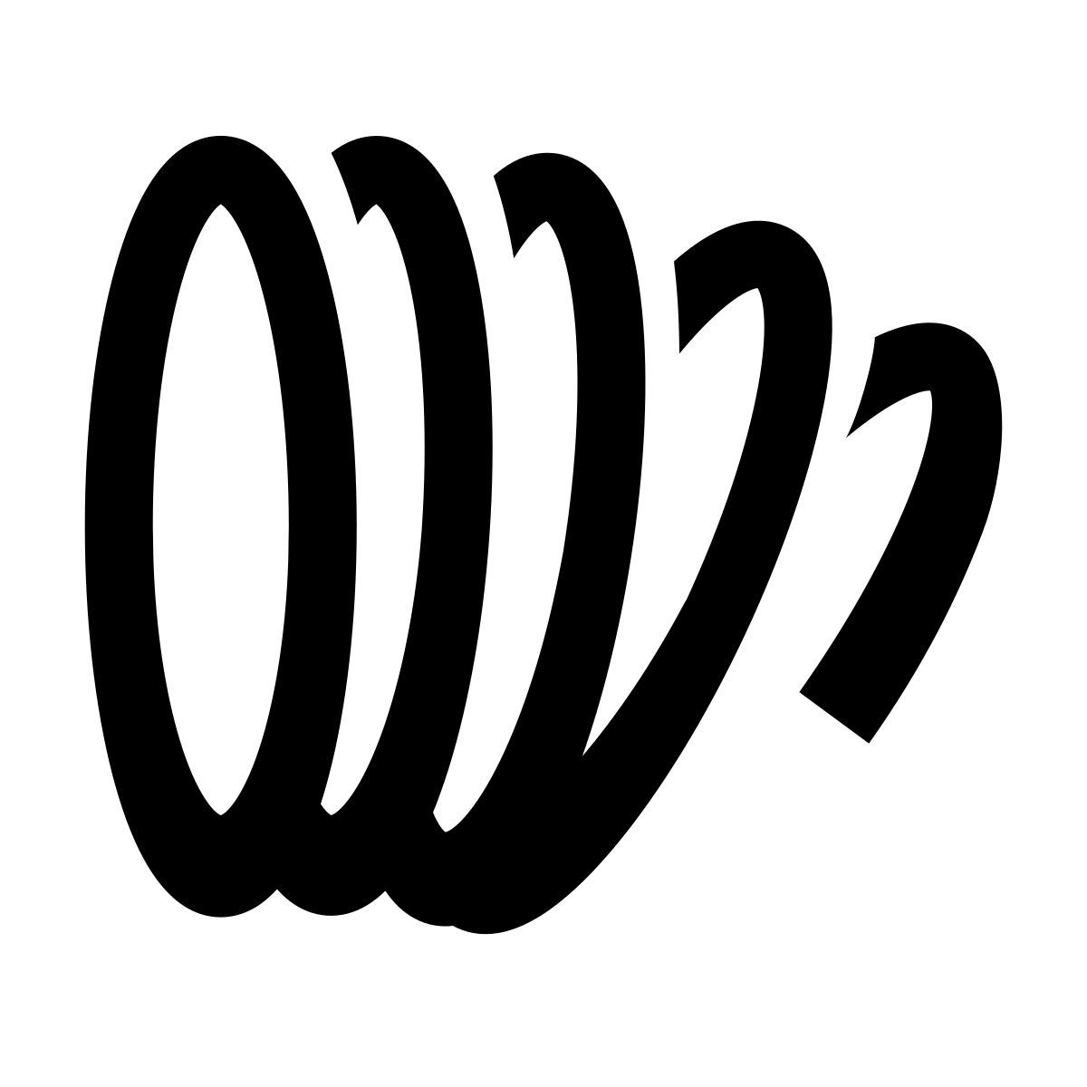 glyph neue style 모션 봄 icon