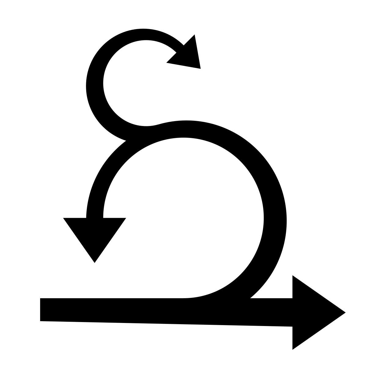 glyph neue style itération du sprint icon