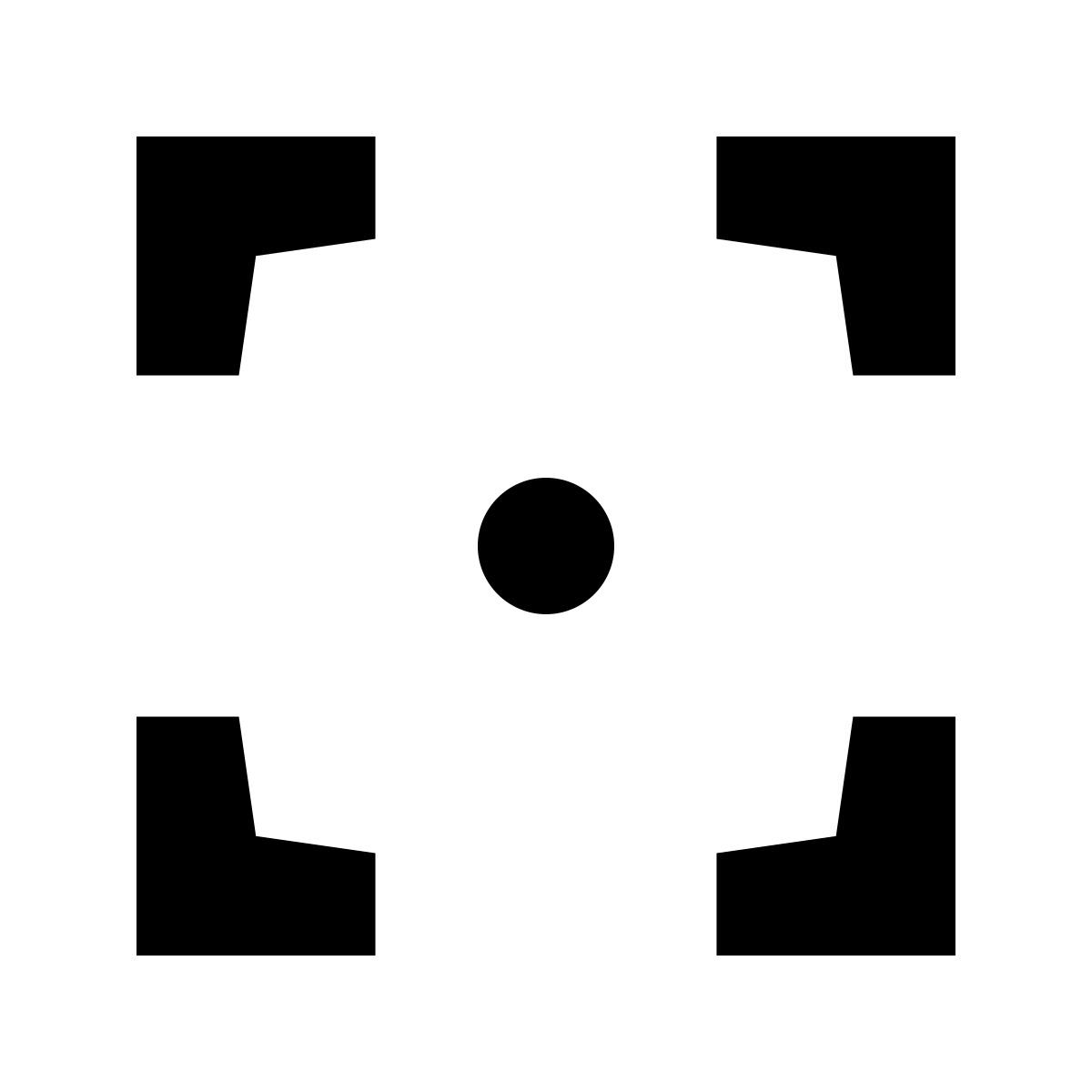 glyph neue style square border icon