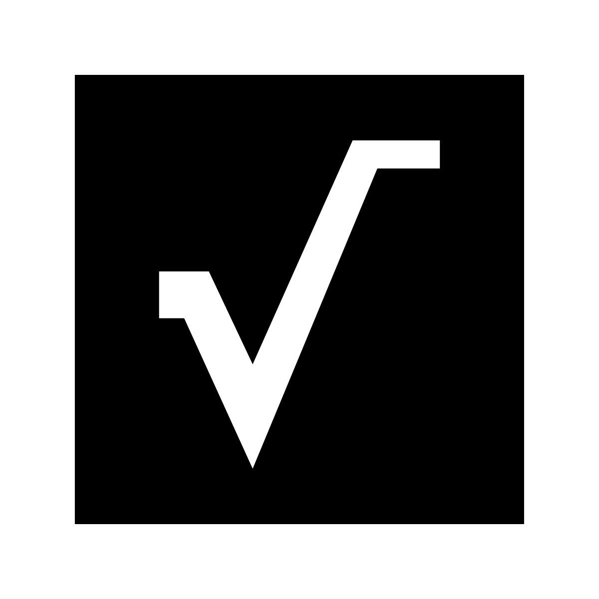 glyph neue style 平方根2 icon