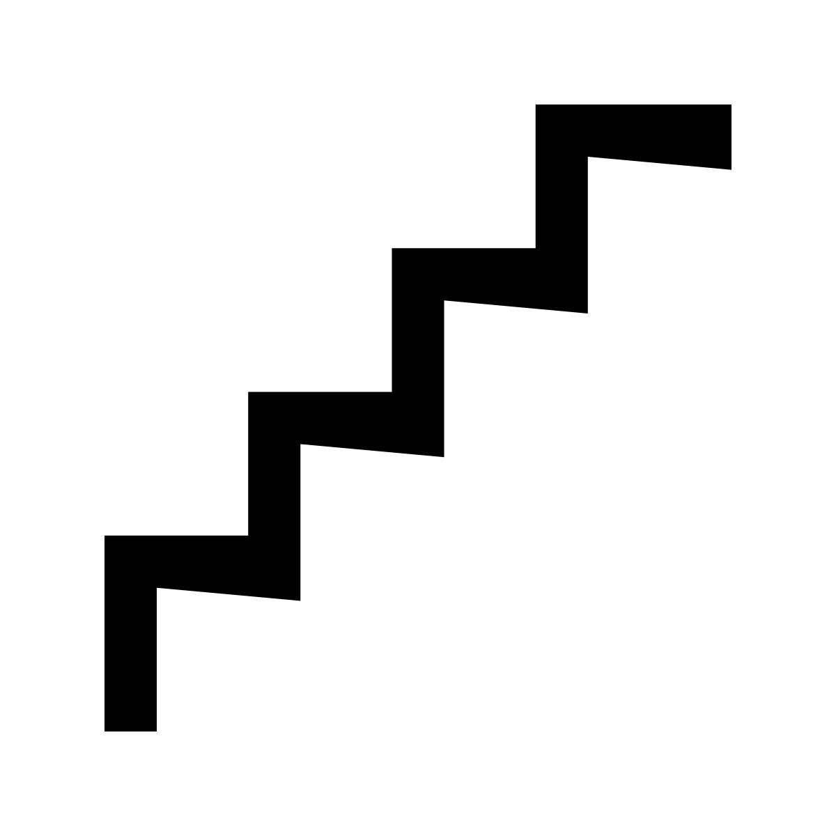 glyph neue style escalera icon