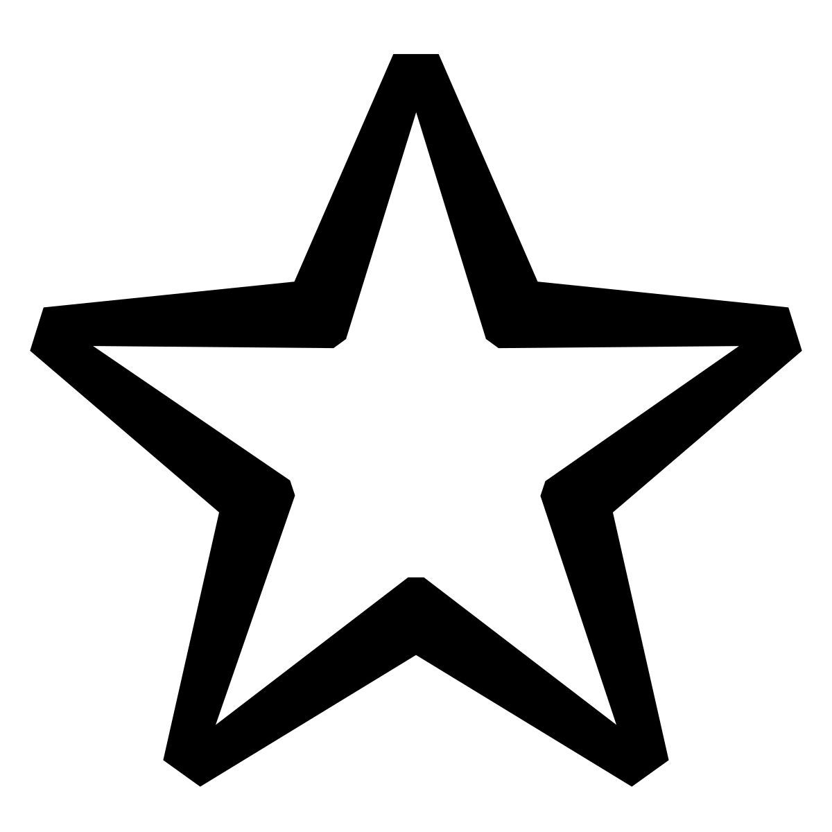 glyph neue style star icon