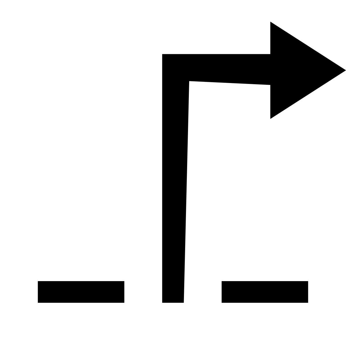 glyph neue style salir de icon