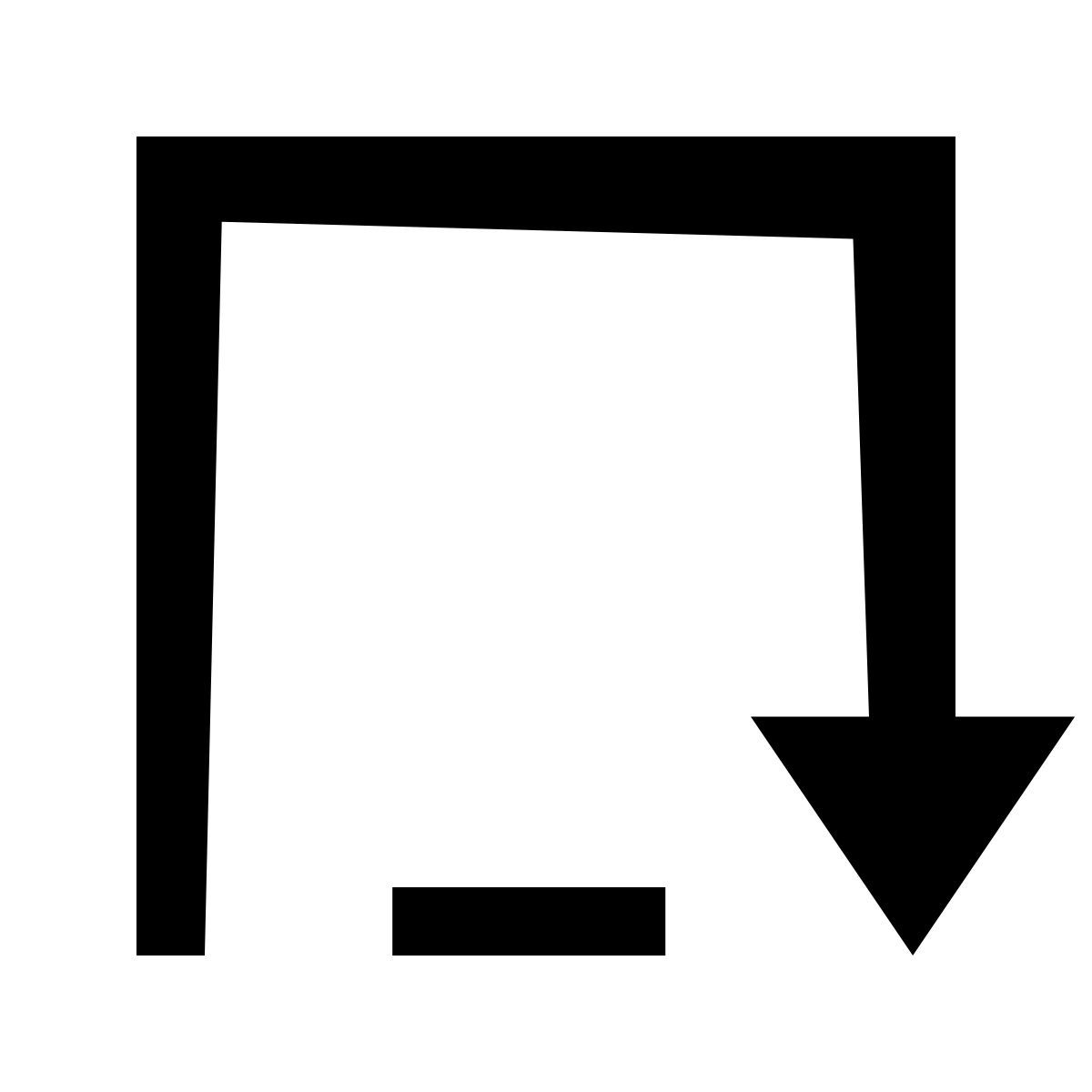 glyph neue style pisar icon