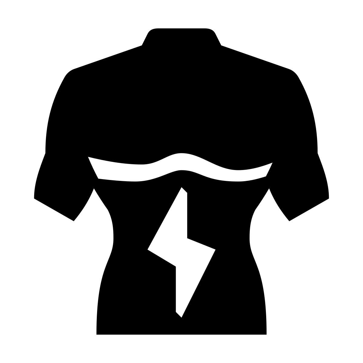 glyph neue style magenschmerzen icon