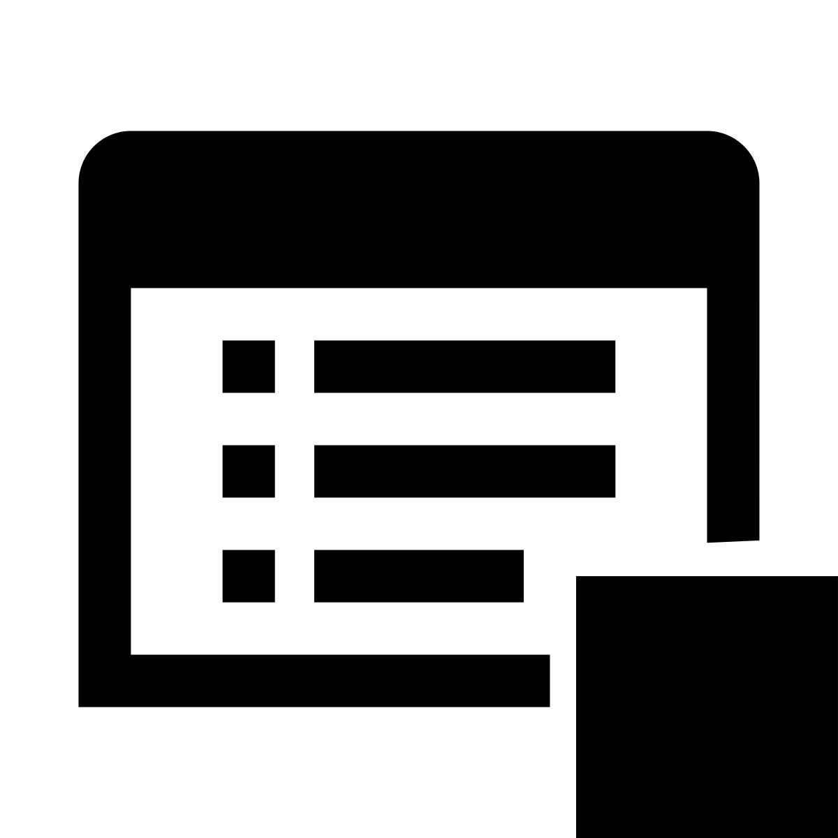glyph neue style stop property icon