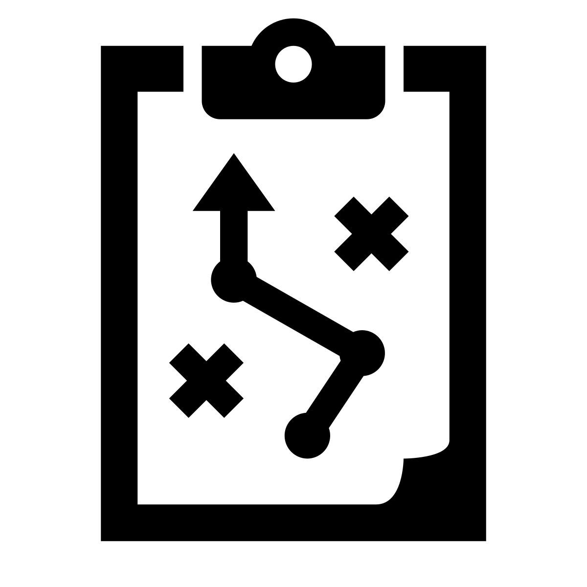 glyph neue style tablero de estrategia icon