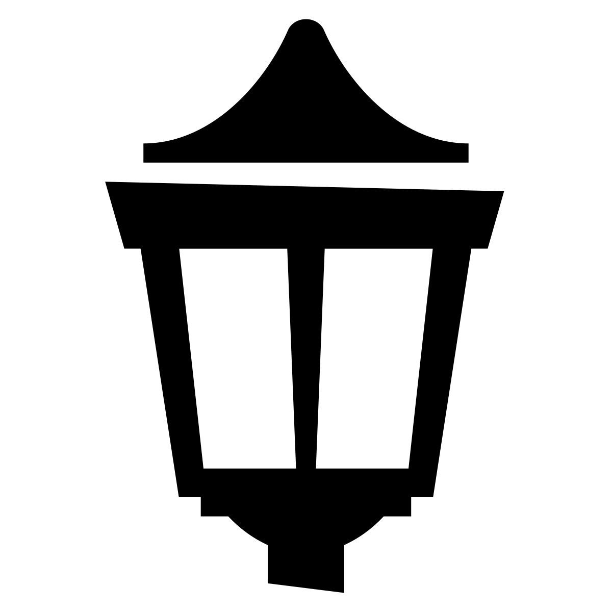 glyph neue style 가로등 icon