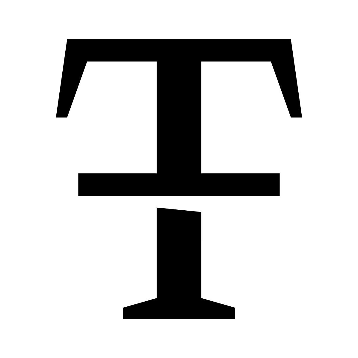 glyph neue style barrato icon