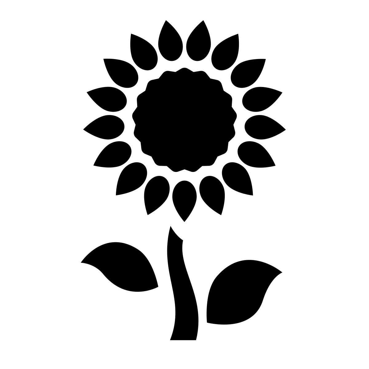 glyph neue style girasole icon