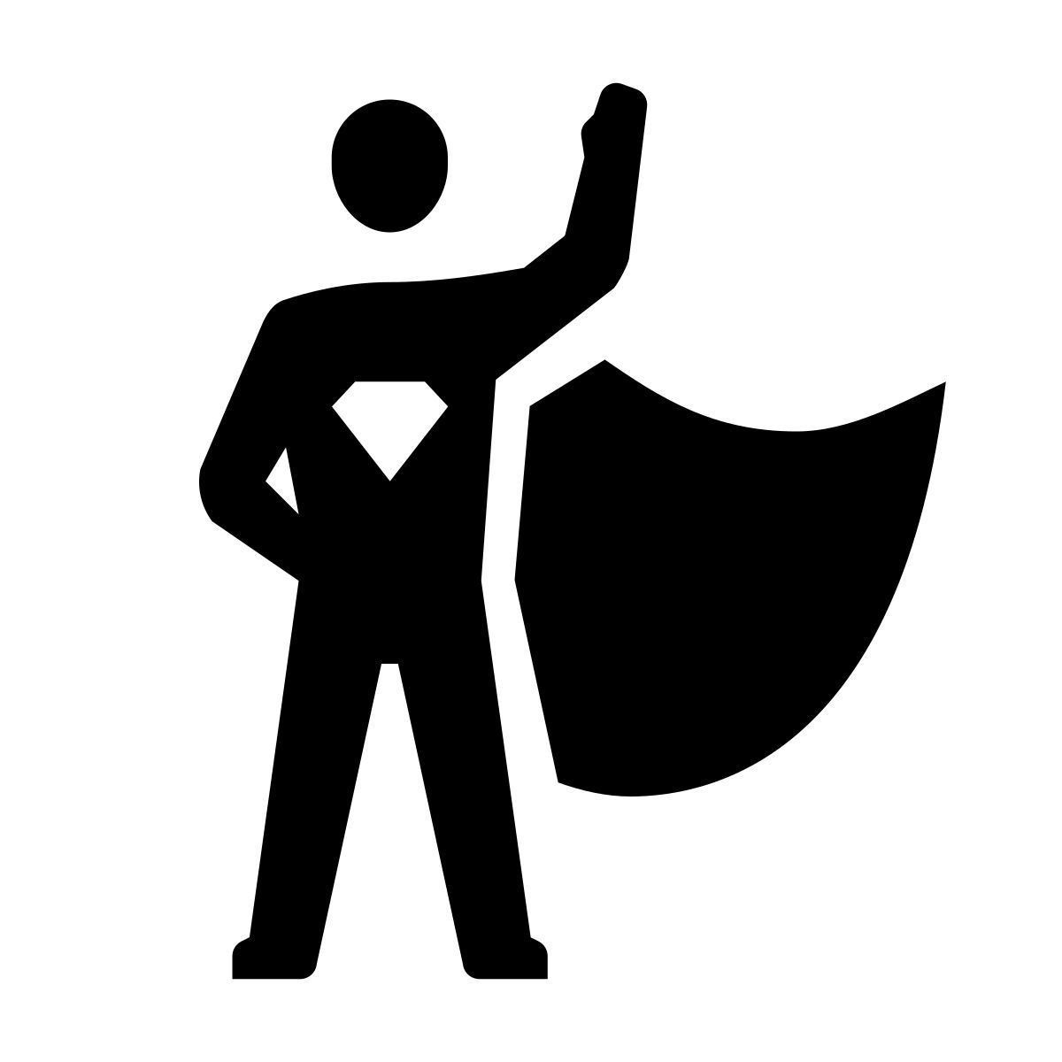 glyph neue style 超级英雄男 icon