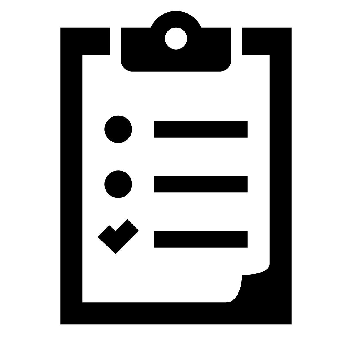 glyph neue style encuesta icon