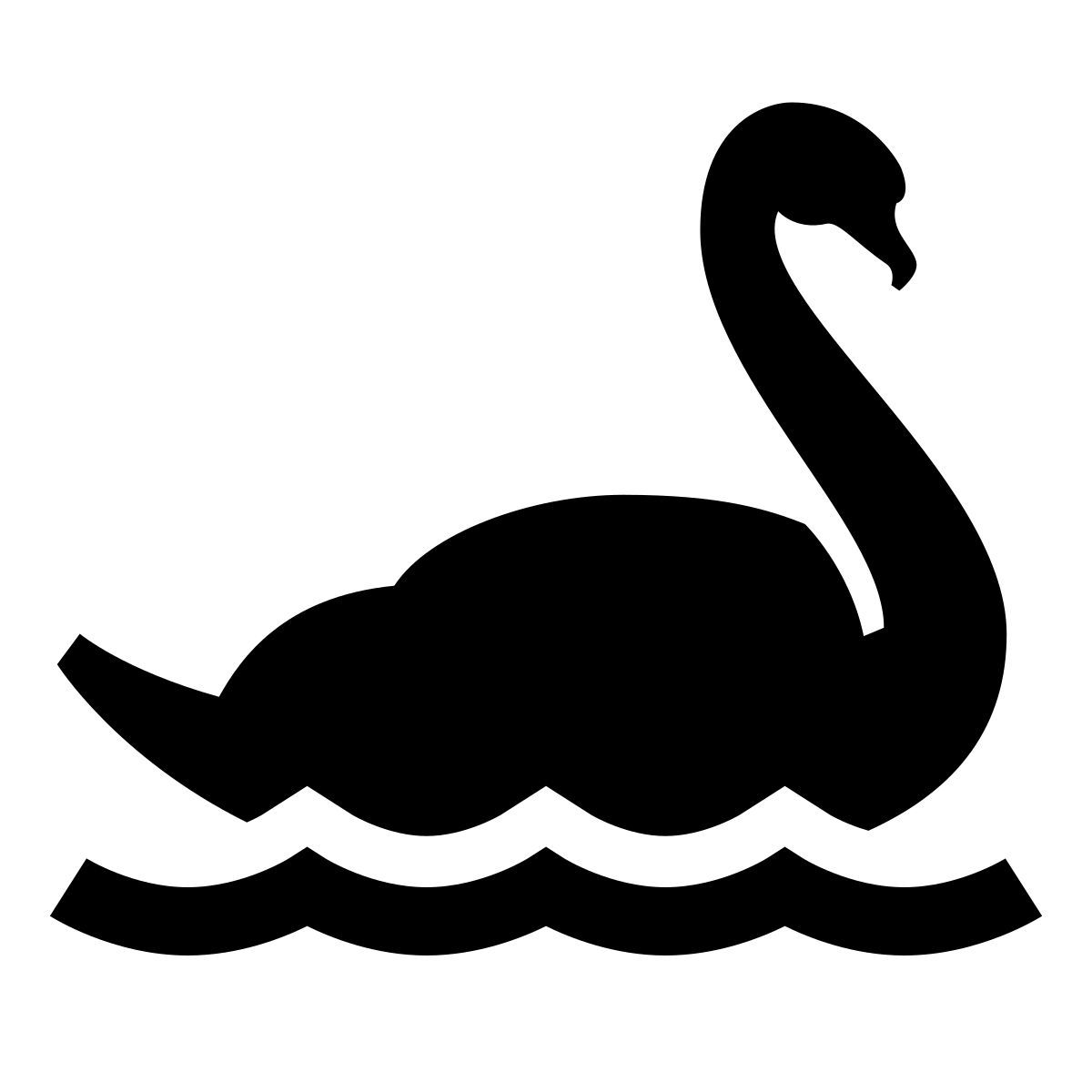 glyph neue style cisne icon