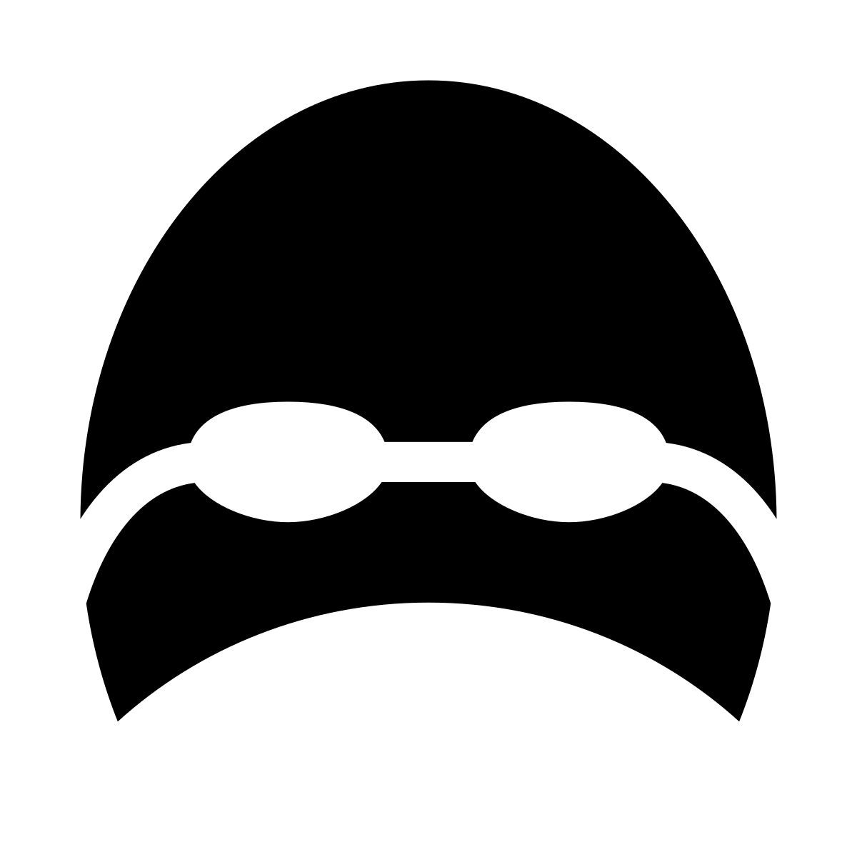 glyph neue style swimming cap icon