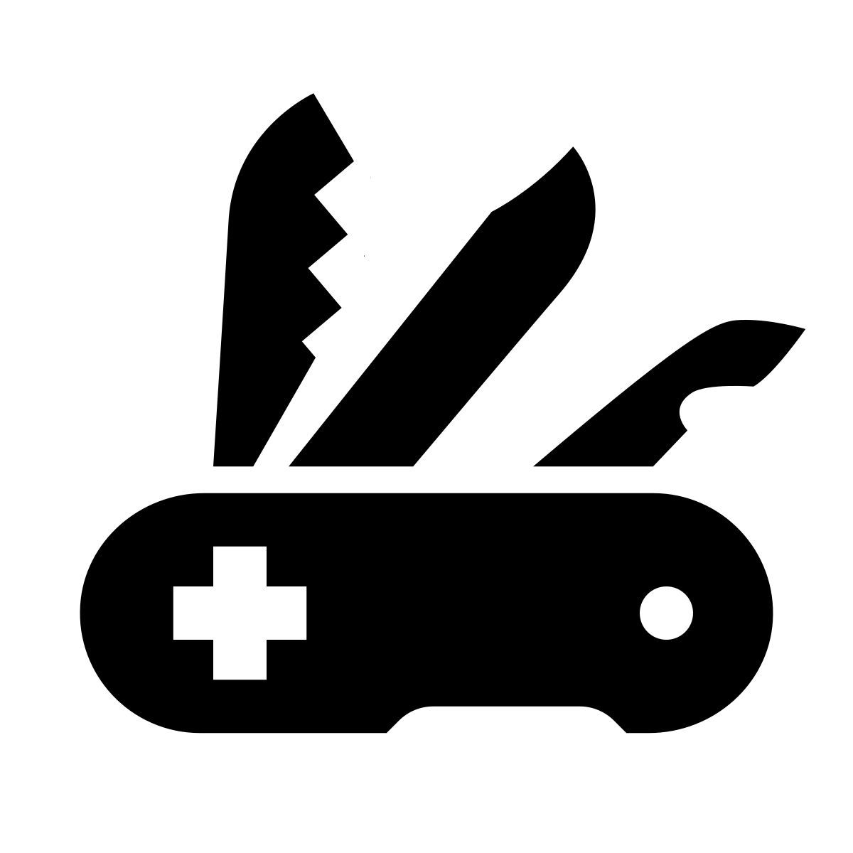 glyph neue style 스위스 군용 나이프 icon