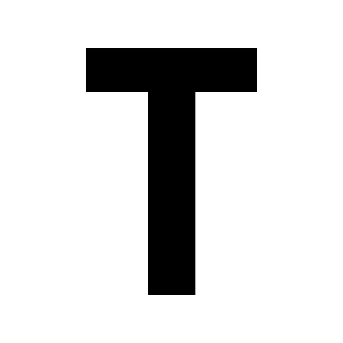 glyph neue style t icon