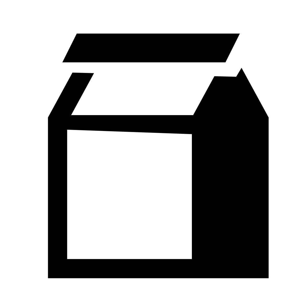 glyph neue style take away food icon