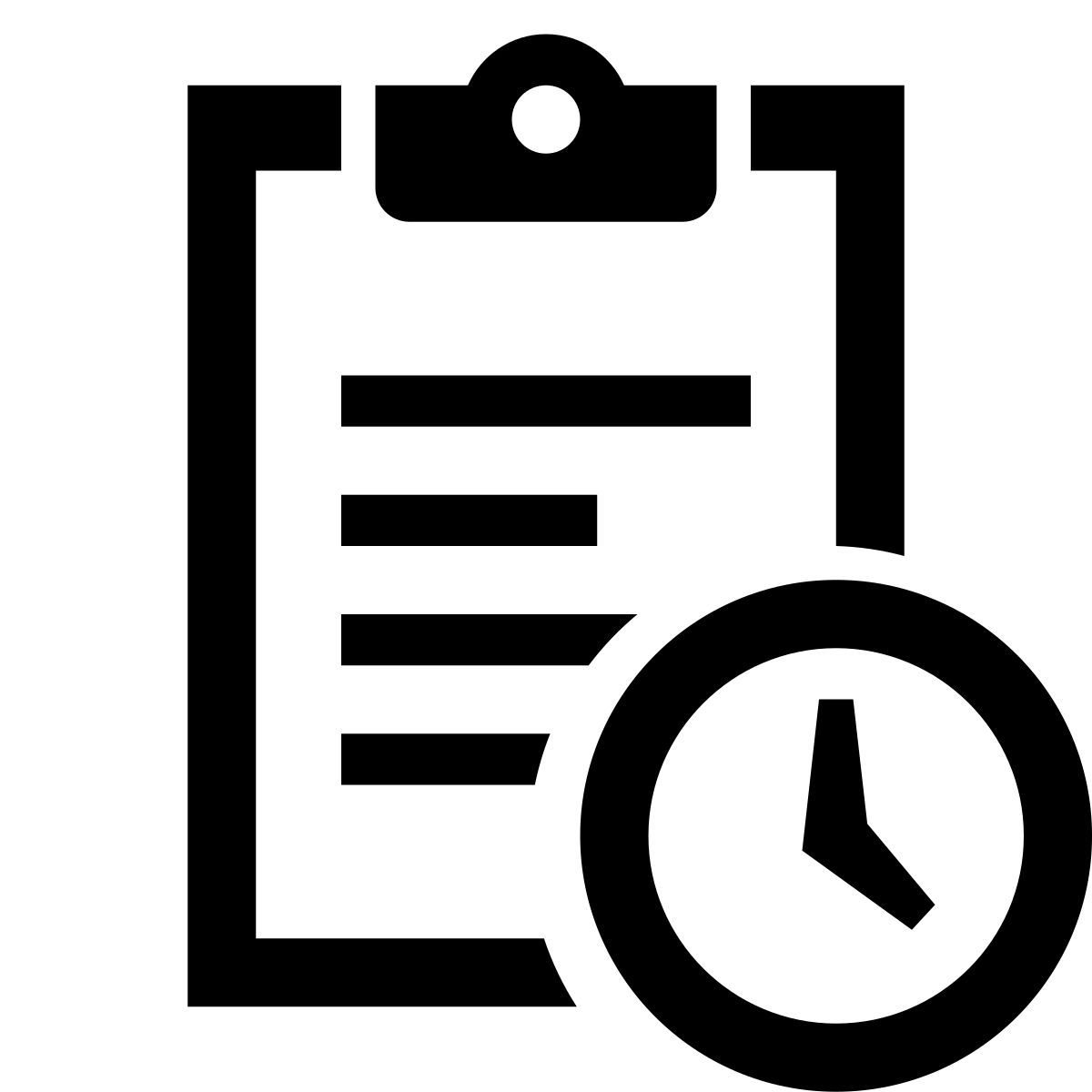 glyph neue style task planning icon