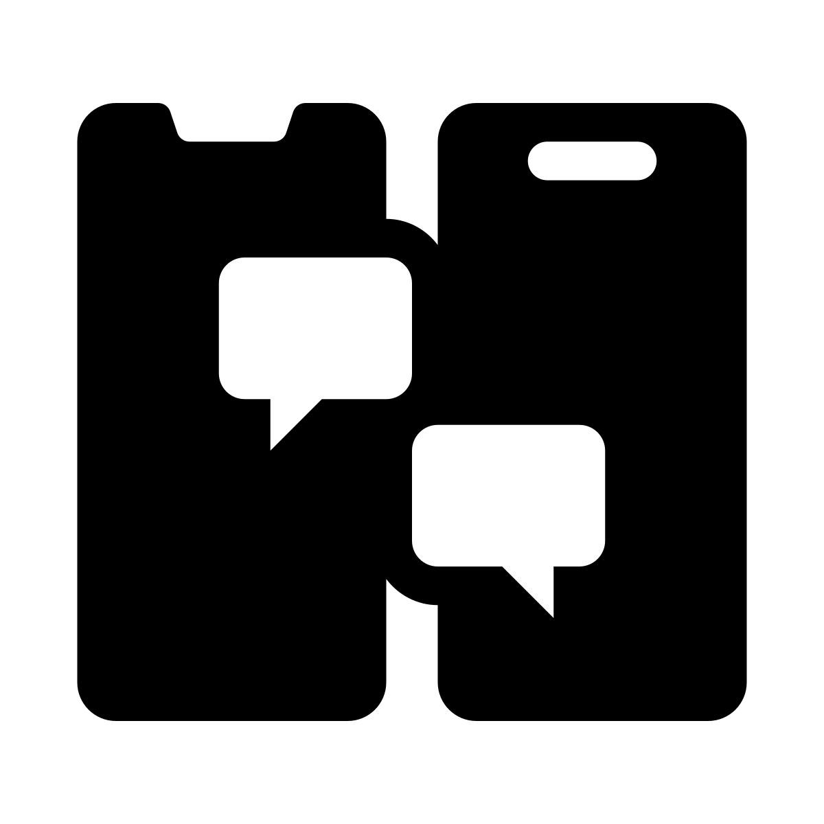glyph neue style conversando icon