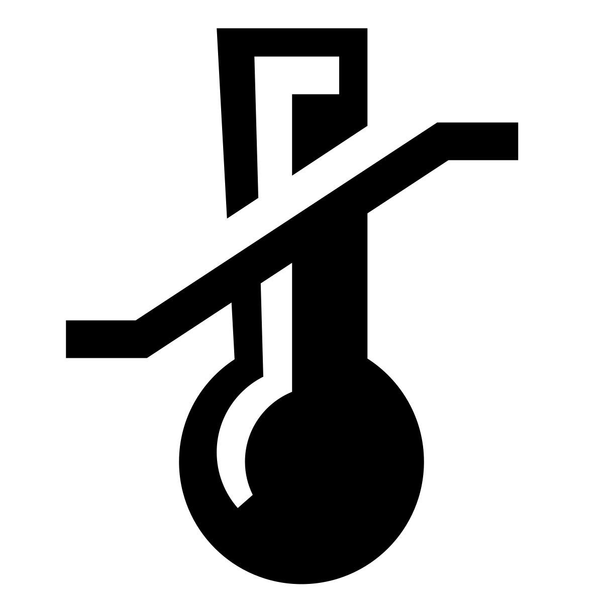 glyph neue style temperature sensitive icon