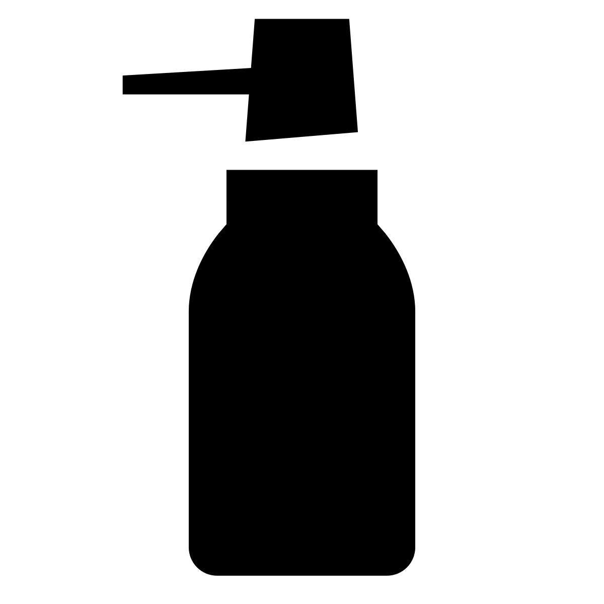glyph neue style spray para la garganta icon