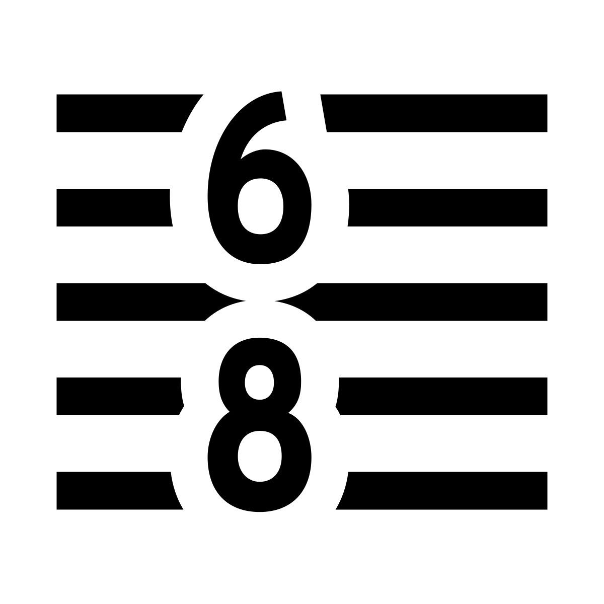 glyph neue style assinatura de tempo icon