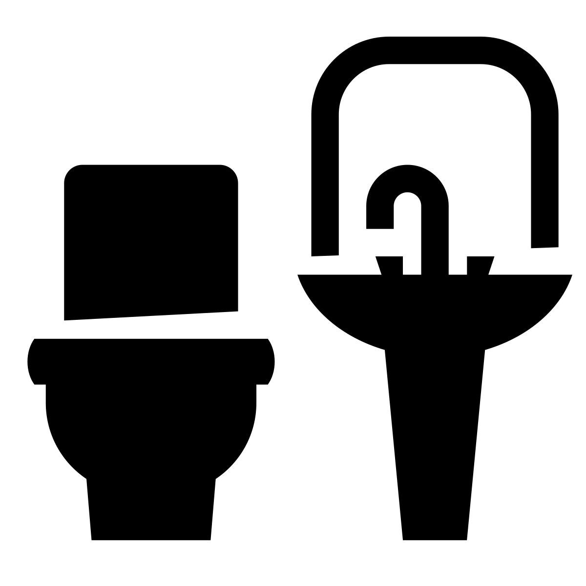 glyph neue style 화장실 icon