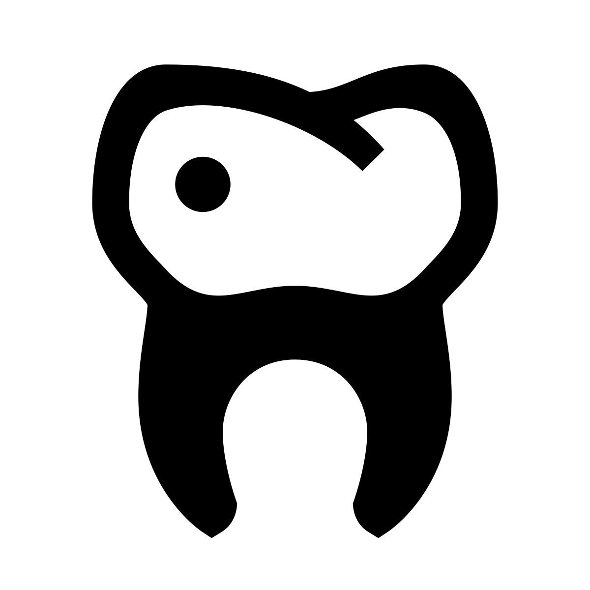glyph neue style кариес зубов icon