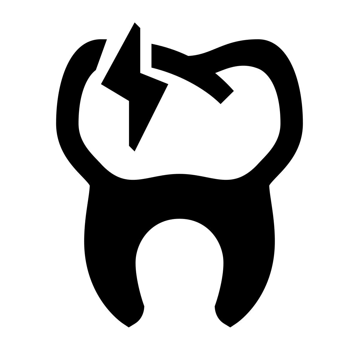 glyph neue style зубная боль icon