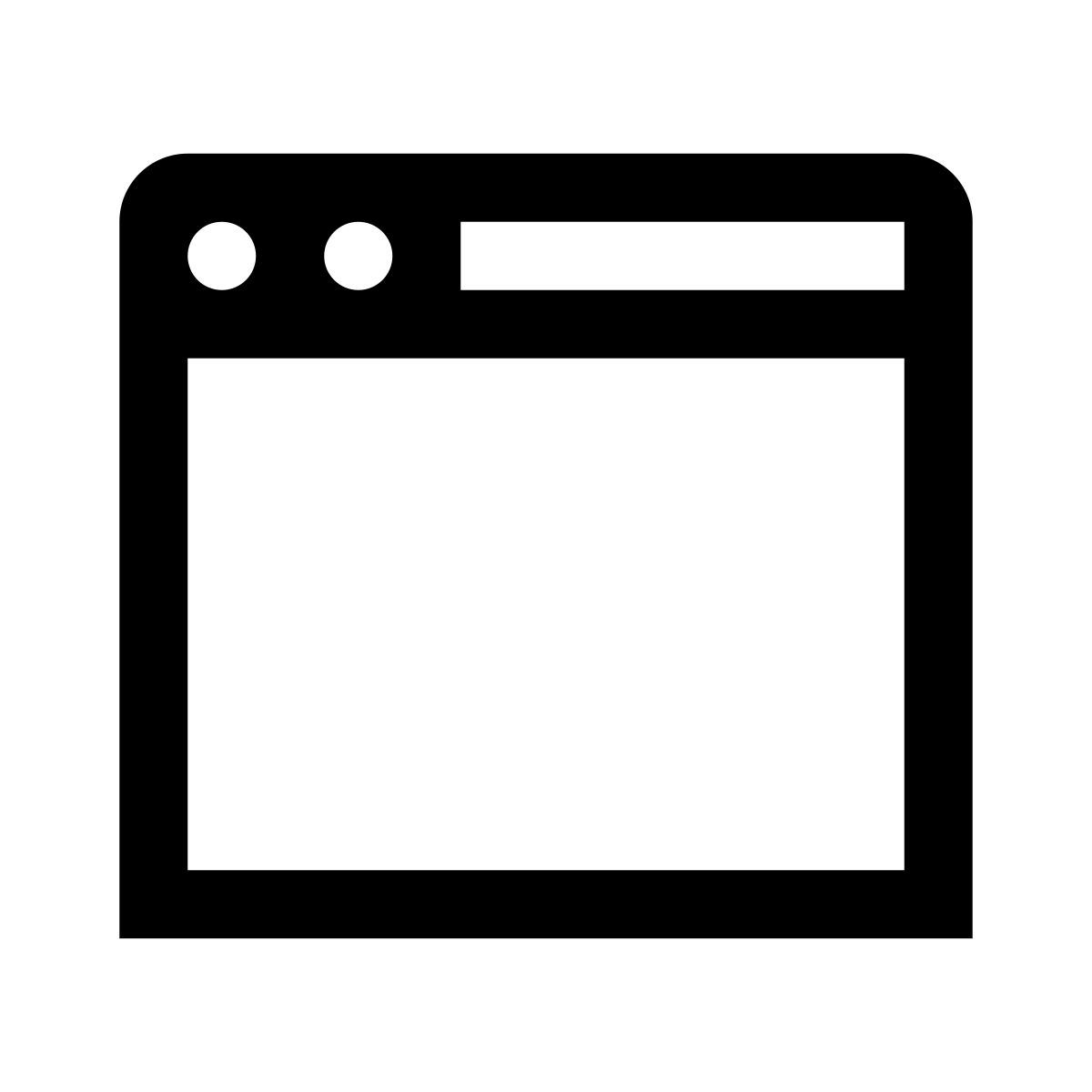 glyph neue style barre de navigation haute icon