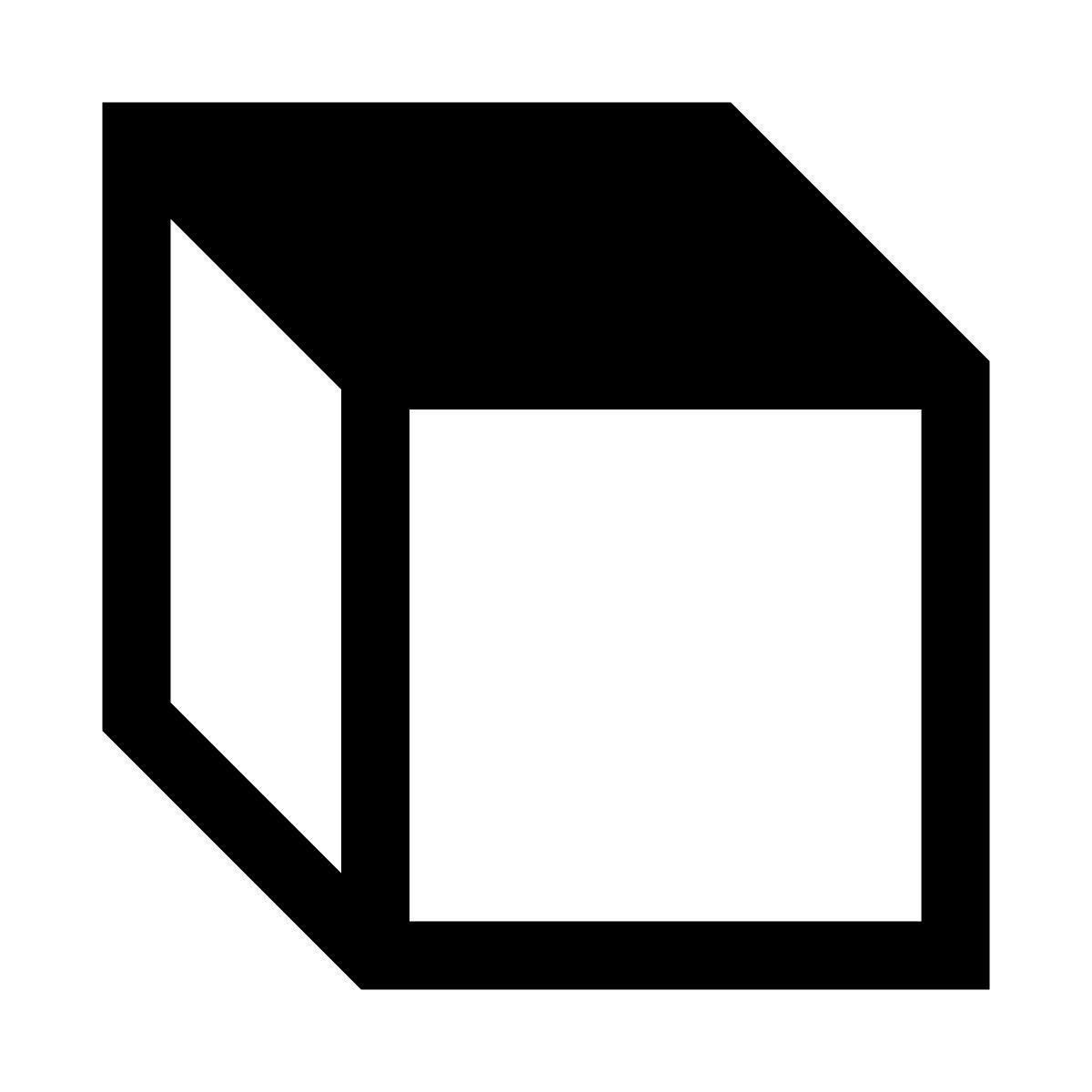 glyph neue style vue de dessus icon