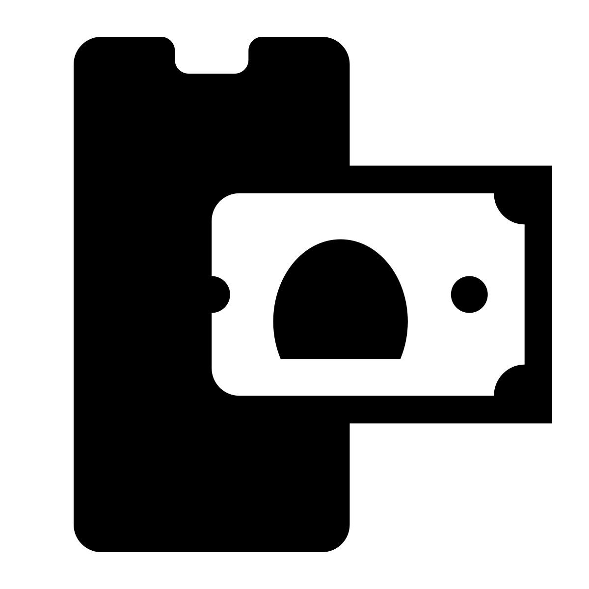 glyph neue style пополнение счета icon