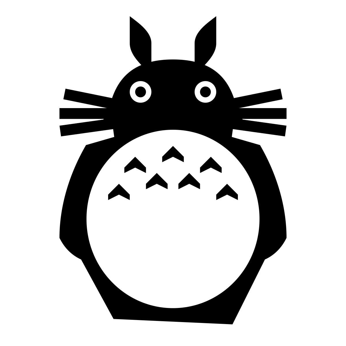 glyph neue style totoro icon