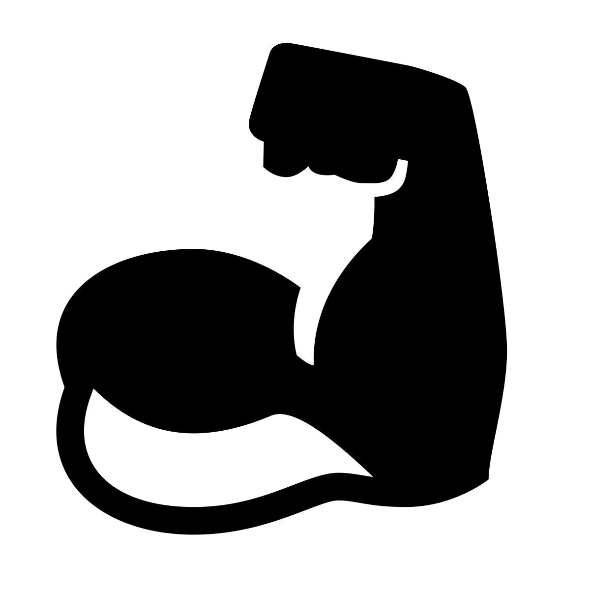glyph neue style 上腕三頭筋 icon