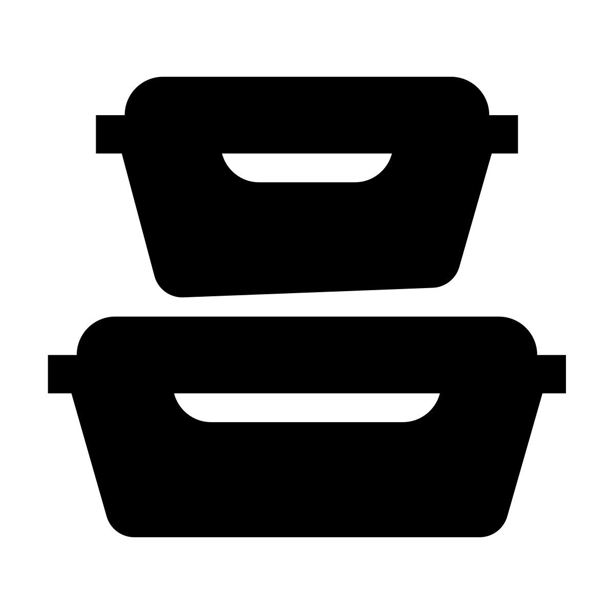 glyph neue style tupperware icon