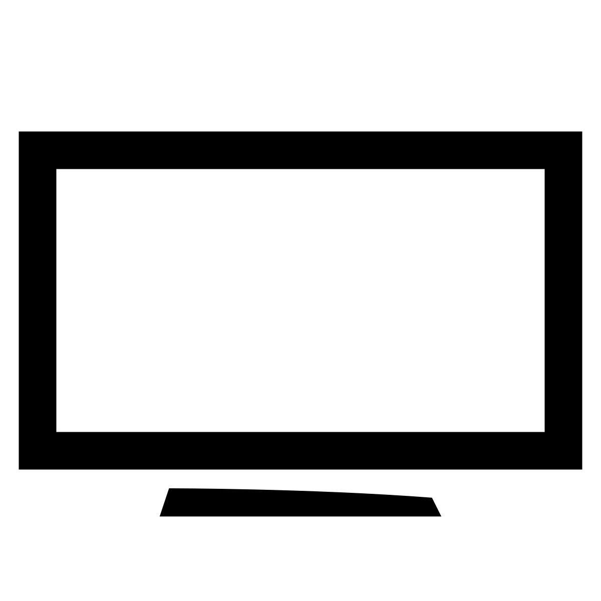 glyph neue style televisione icon