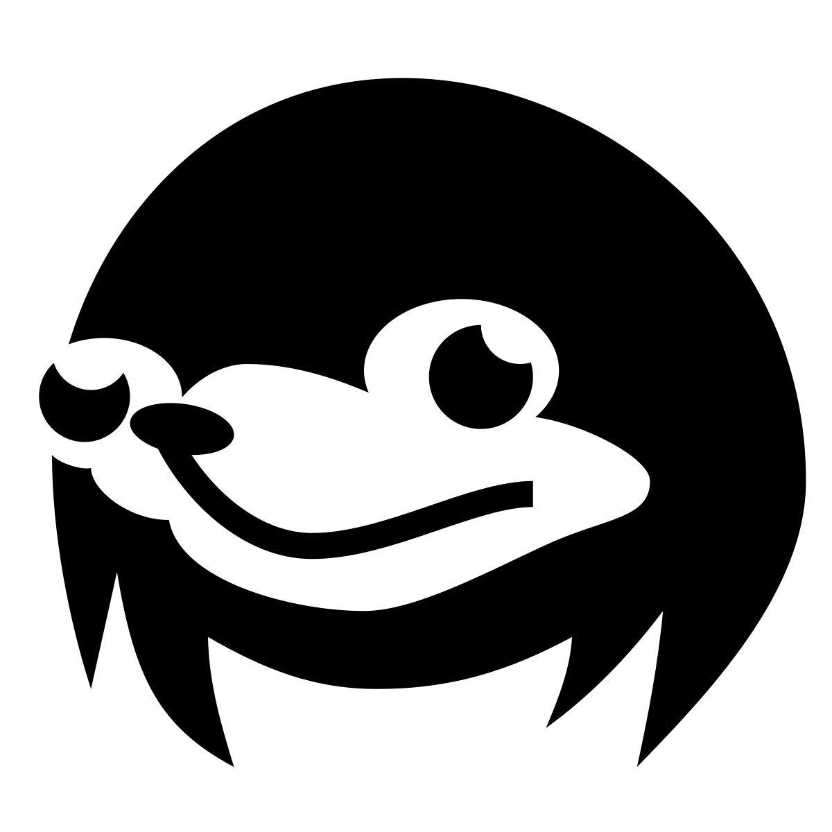 glyph neue style knuckles ugandese icon