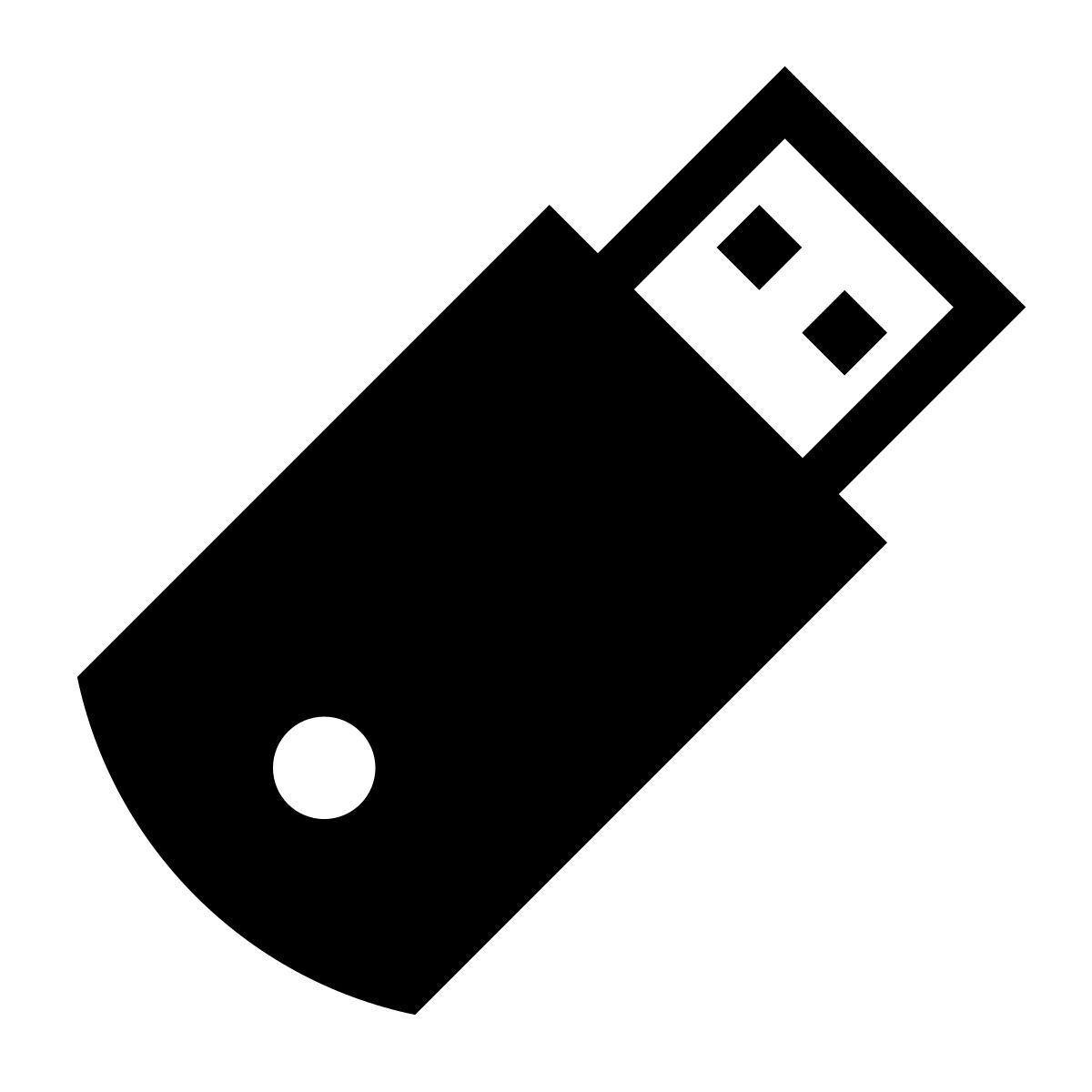 glyph neue style memory stick usb icon