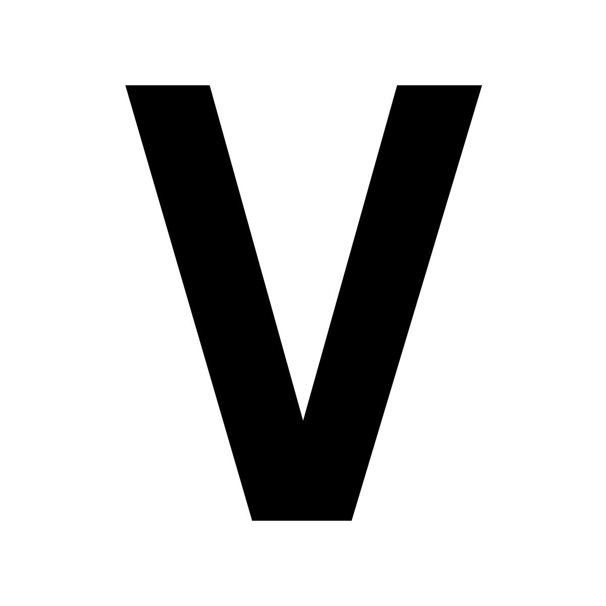 glyph neue style v icon