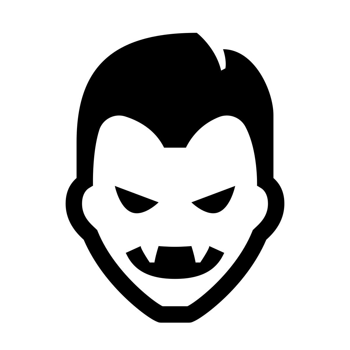 glyph neue style vampire icon